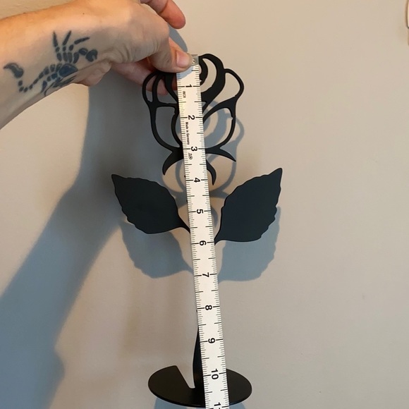 Metal art Rose stem anniversary birthday gift for love of your life - Picture 5 of 8